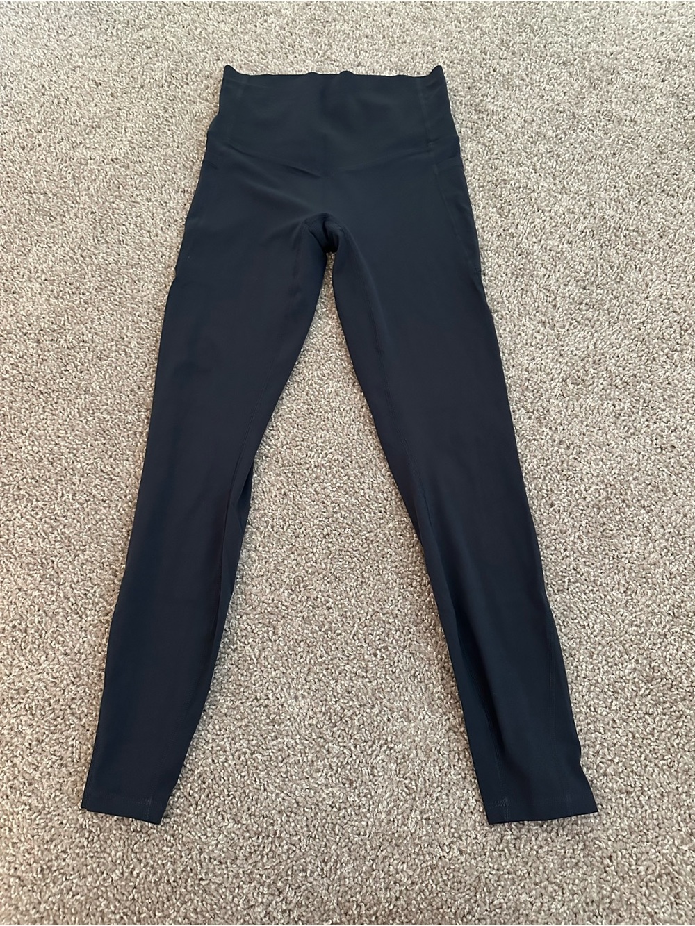 HALARA High-Waist seamless Leggings with pockets- slate blue